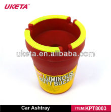 2013 NEW HIGH QUALITY BRAND PORTABLE CAR SMOKELESS ASHTRAY CAR PLASTIC ASHTRAY SUITABLE FOR PROMOTION