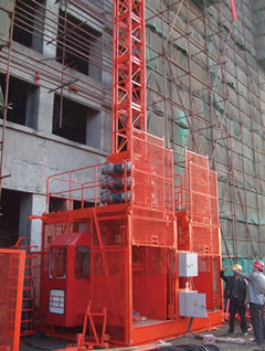 frequency conversion construction elevator