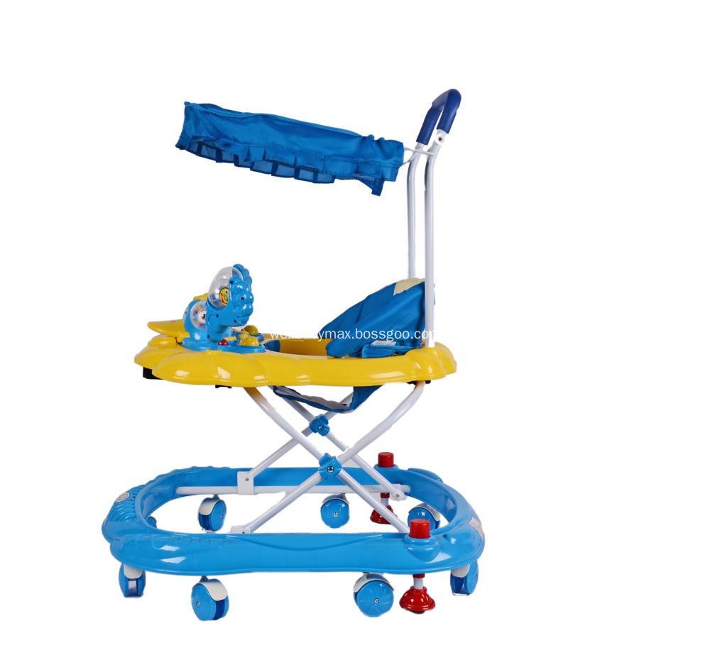 Baby Walker with Sunshade and Toys