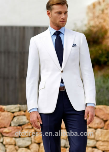 perfect match,custom tailored,one button, pure white jacket