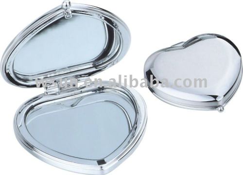 heart shape makeup mirror