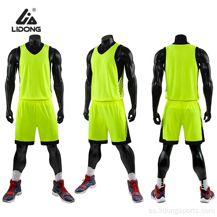 Top Design Team Blue Basketball Uniforms Jerseys de baloncesto