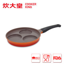 2015 factory price 24CM Die-casting aluminium omelette fry pan, pancake pan, egg fry pan