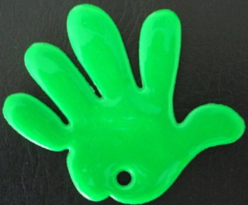 Full Color Printing Reflective Key Chain