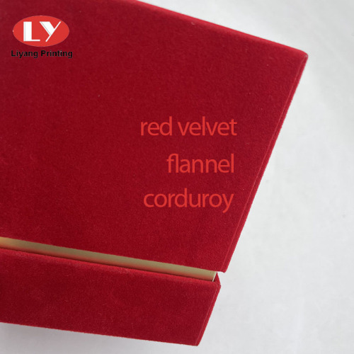 Luxury Red Velvet Square Parfym Box