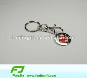 promotion trolley coin key chain