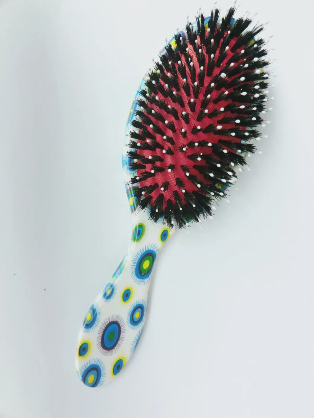 Leopard Picture Oval Paddle Detangling Hair Brush