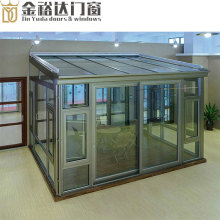 Aluminium Glass Conservatory with Skylight Roof Windows