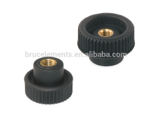Knurled Plastic Knobs with through thread BK38.0077