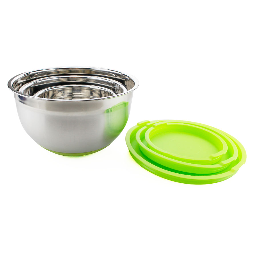 Premium Stainless Steel Mixing Bowls With Lids