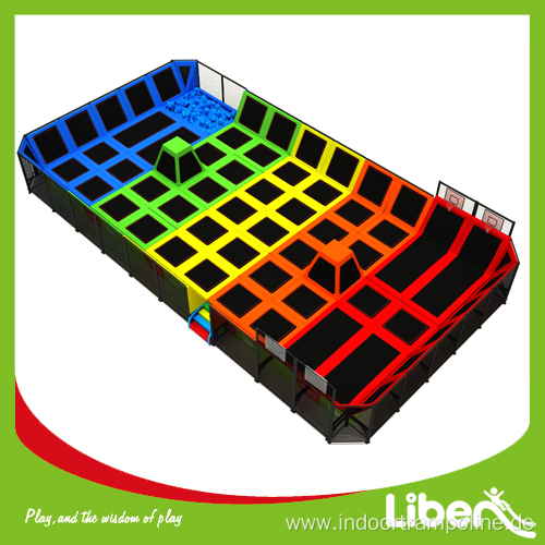 Large sized square trampoline