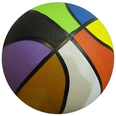 Colorful High Quality Rubber Basketball Gift