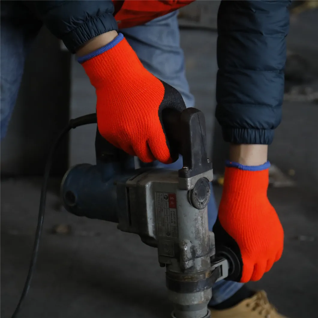 10 Gauge Liner Latex Coated Safety Working Gloves