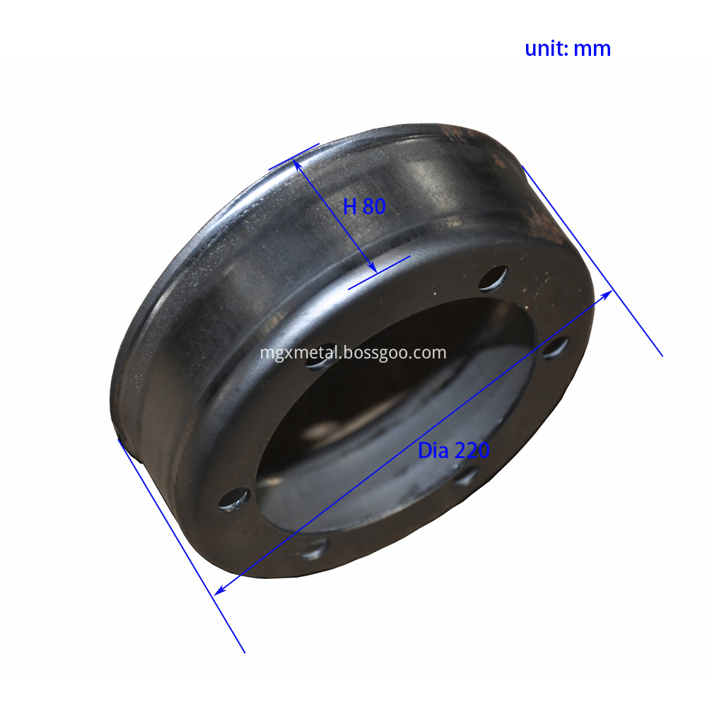 Mmb0011 Circular Electric Motor End Fan Cover Dimension Jpg