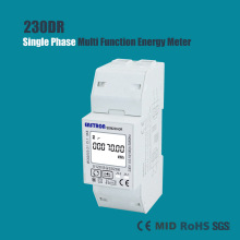 SDM230DR Single Phase Energy Meter, kWh/ W Meter, Power Meter, Energy Analyzer, Resettable KWH,110V 220V 230V