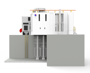 LOP Pipeing internal and external spray booth