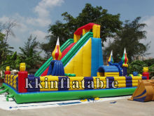 inflatable amusement park slide/inflatable fun city