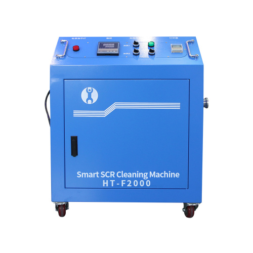 SCR after-treatment cleaning machine for diesel engine cars