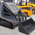 Pengiriman gratis mini skid steer loader dengan ember