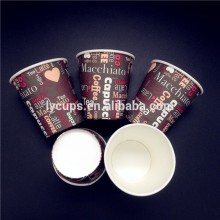 8oz vietnam bulk printed disposable paper coffee cups with cover