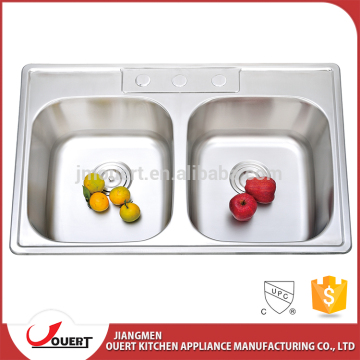 UPC approve modern kitchen design universal stainless steel sinks