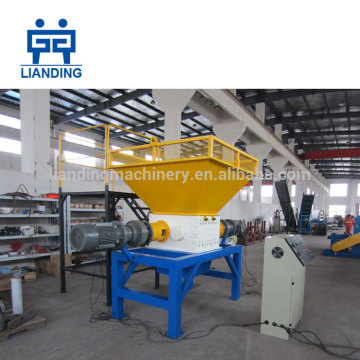 Industrial waste plastic shredding machine/plastic pipe shredder/wood double shaft shredder