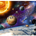 GIBBON Space Traveller Puzzle für Erwachsene