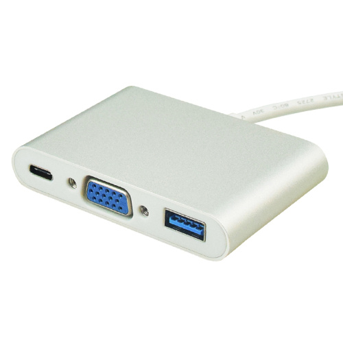 Typ C zu VGA / PD / USB3.0 USB-Ladegerät