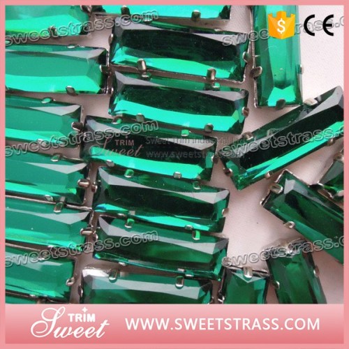 cheap price emerald rhinestone strass