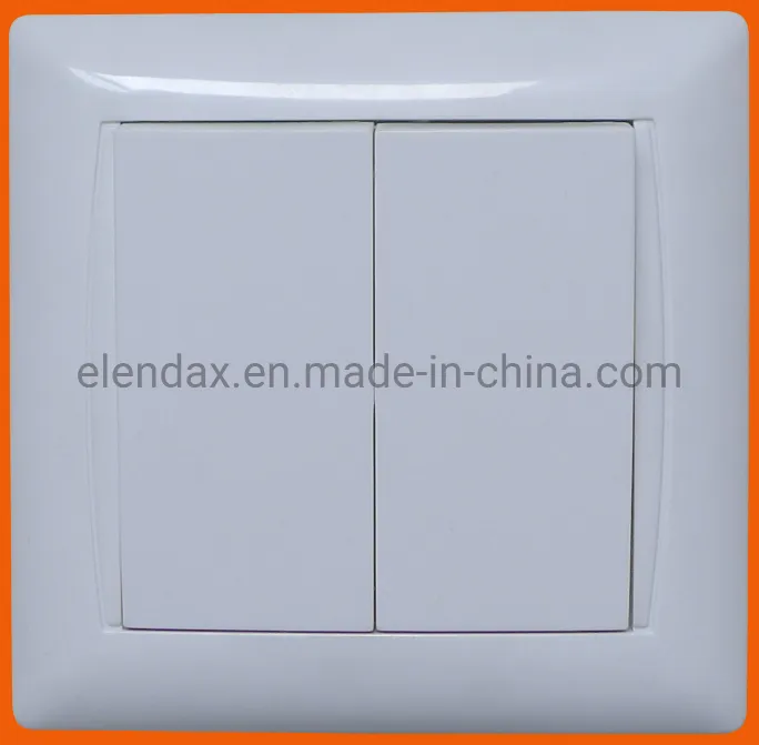 Europa dos vías interruptor de pared unidireccional (F6002)