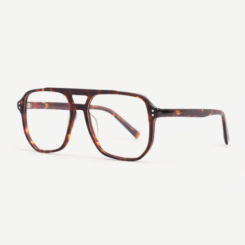 Geometric oversize l Acetate Men's Optical Frames 21A3112