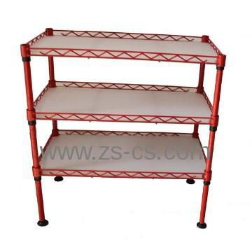 Adjustable Metal Chrome Storage Bakset Wire Shelf