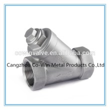 Hebei Y type Stainless Steel screwed end Strainer PN55