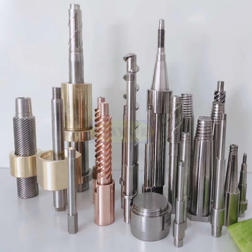 Blow mold water cores and threaded cores components