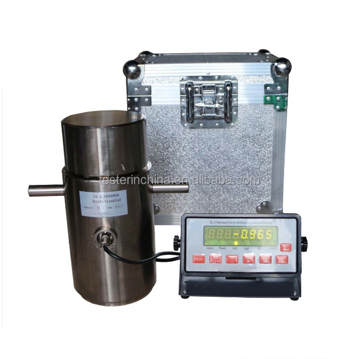 Calibrated Load Cell With Indicator For 2000kn 200ton Compression Test ...