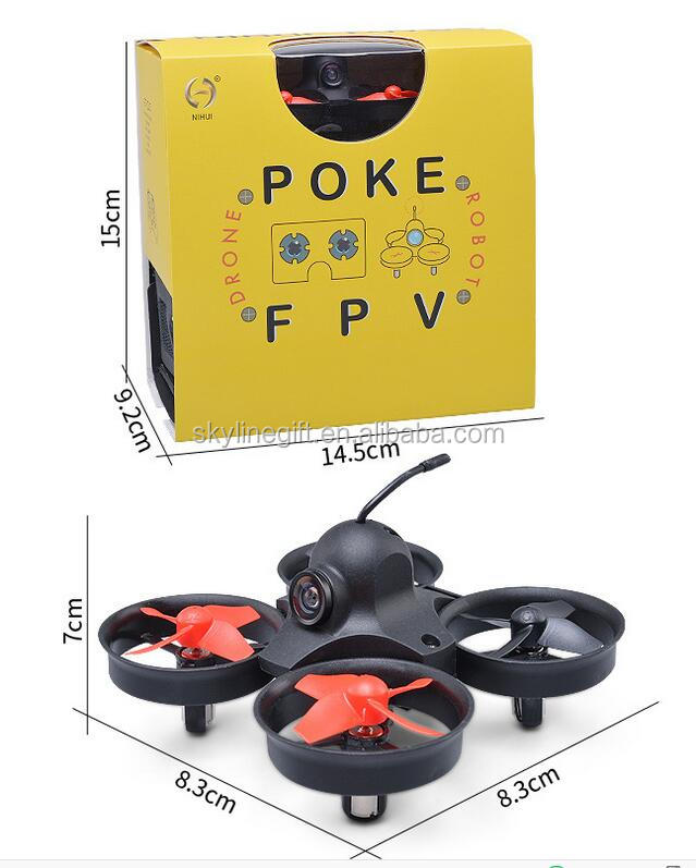 Mini pocket racing drone with FPV VR glasses