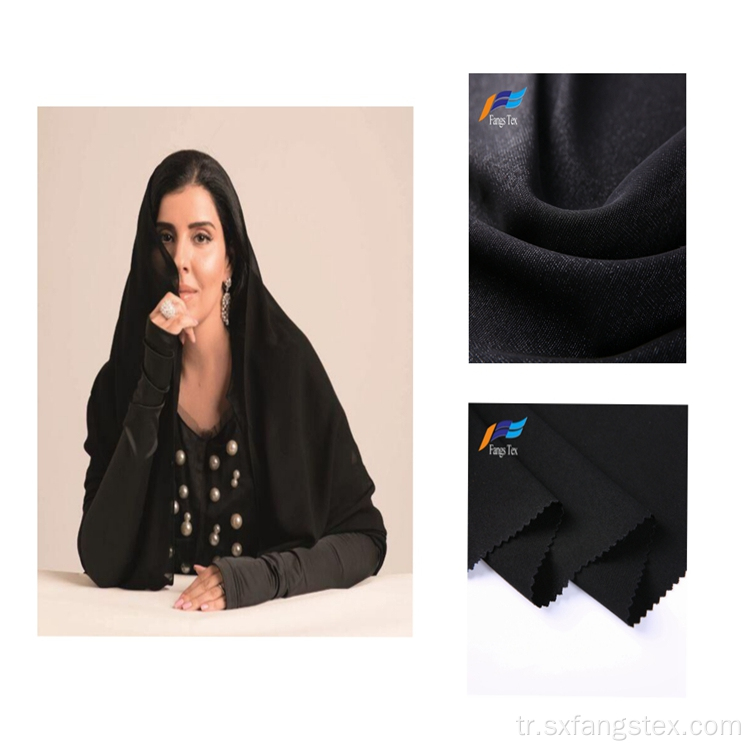 İslami müslüman Abaya Marvijet Fransız Twill Dubai Tabric
