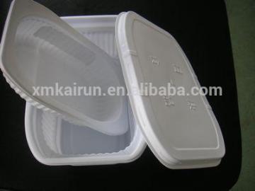 plastic food tray with lid/pp food tray/plastic tray for food