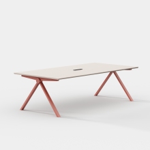 Modern Simple Conference Table for Business Meetings and Council Sessions