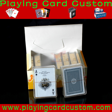 Custom Plastic Gloss Finishing Coated Playing Cards