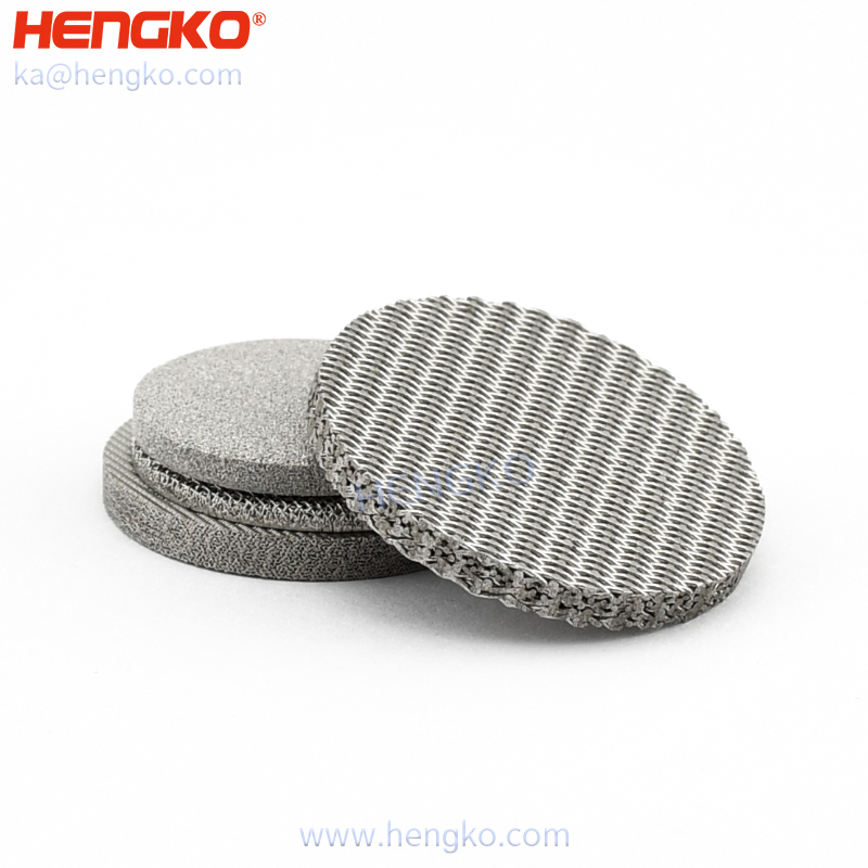 0.5um 2um 10um filter precision stainless steel porous metal powder sintered filter disc