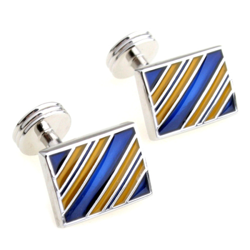 Wholesale Custom Engrave Vintage Carbon Cufflink