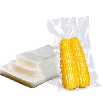 Food Grade PA PE Transparent Three side Seal Vacuum Pouch Retortable for Fresh Corn Grains