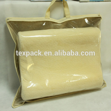 Guangzhou plastic package zipper pillow package