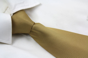 Dark Solid Yellow Necktie