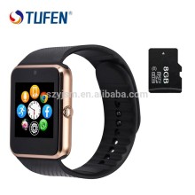 Smart Watch GT08 with SIM Card TF Card 0.3MP Camera Smart Watch Phone