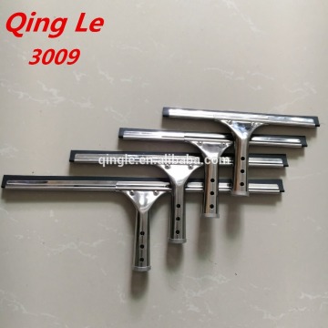 Industrial stainless steel window squeegee glass window squeegee with rubber