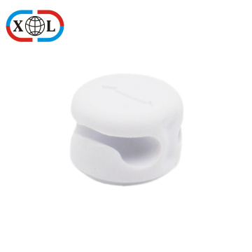 Magnetic Cable Clips White Adhesive Cord Holders