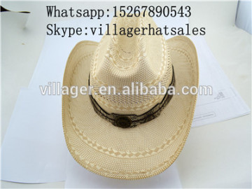 Good price men's western straw hat