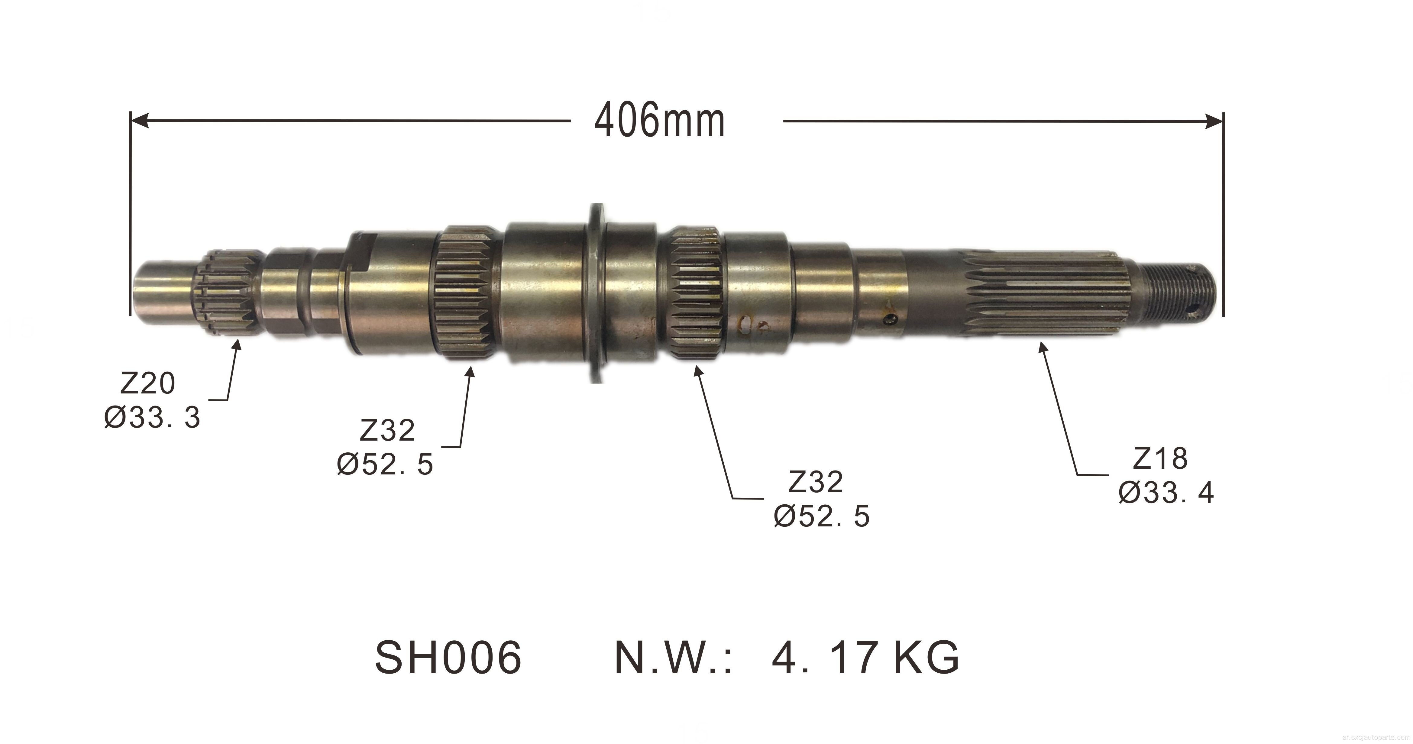 عمود ترس الأجزاء التلقائية ل OEM ME601030 /43231-45000 و Mitsubishi 4D31 /4D32 PS100 FE111